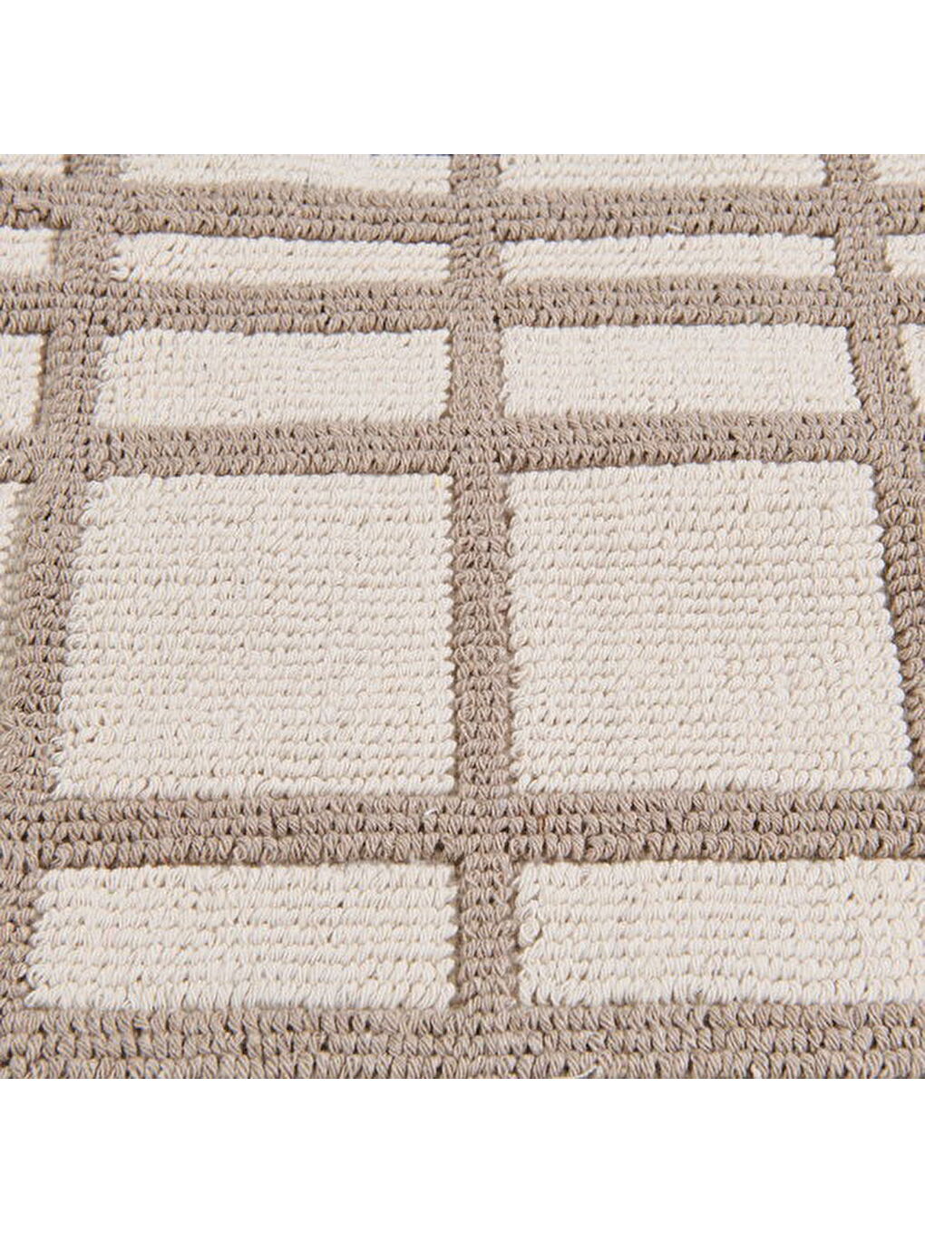 Soft Roger 2'li Banyo Paspası - Ekru / Bej - 60x100 cm + 50x60 cm-2