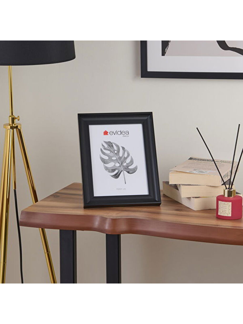 Deco Dandelion Çerçeve - Siyah - 15x21 cm-1