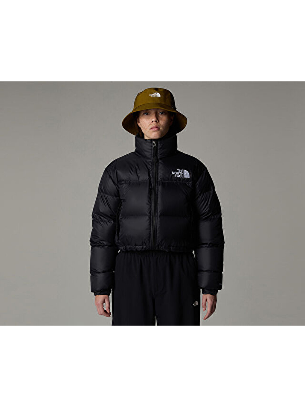 W Nuptse Short Kadın Outdoor Montu (700 Dolgu Kaz Tüyü) Nf0a5ggekx71 Siyah-3