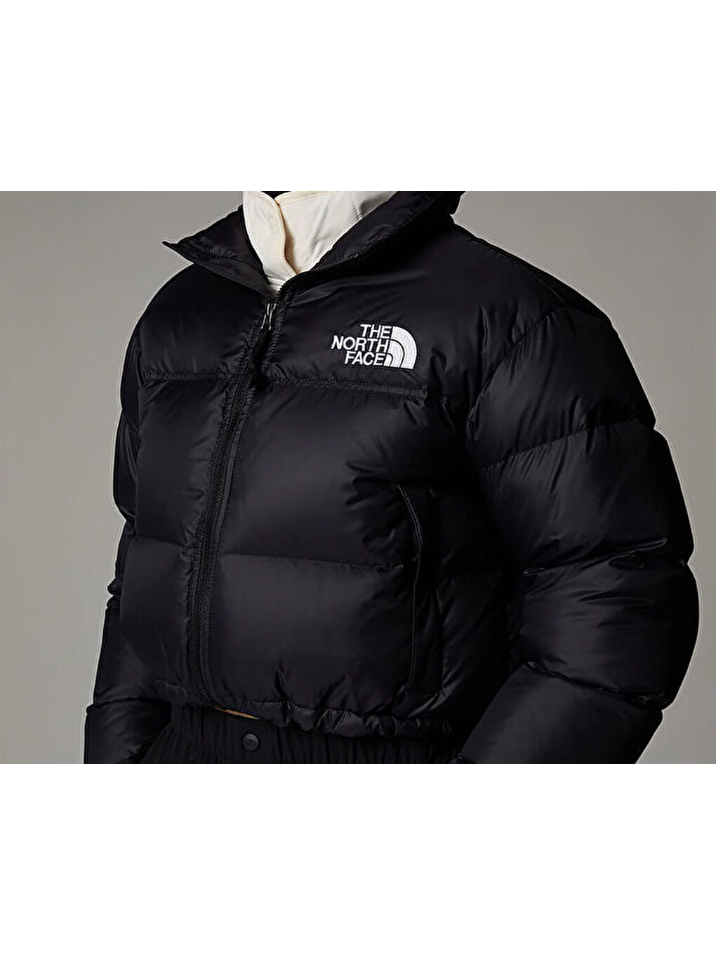 W Nuptse Short Kadın Outdoor Montu (700 Dolgu Kaz Tüyü) Nf0a5ggekx71 Siyah-6