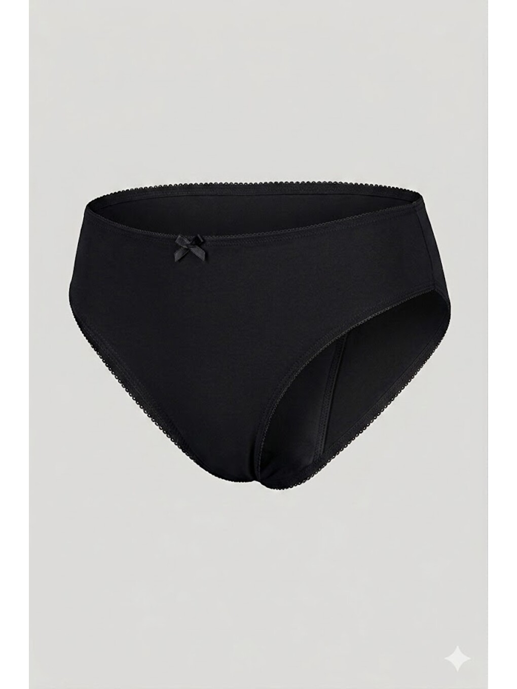 3'Lü Paket Bikini Külot 5001 Siyah-1