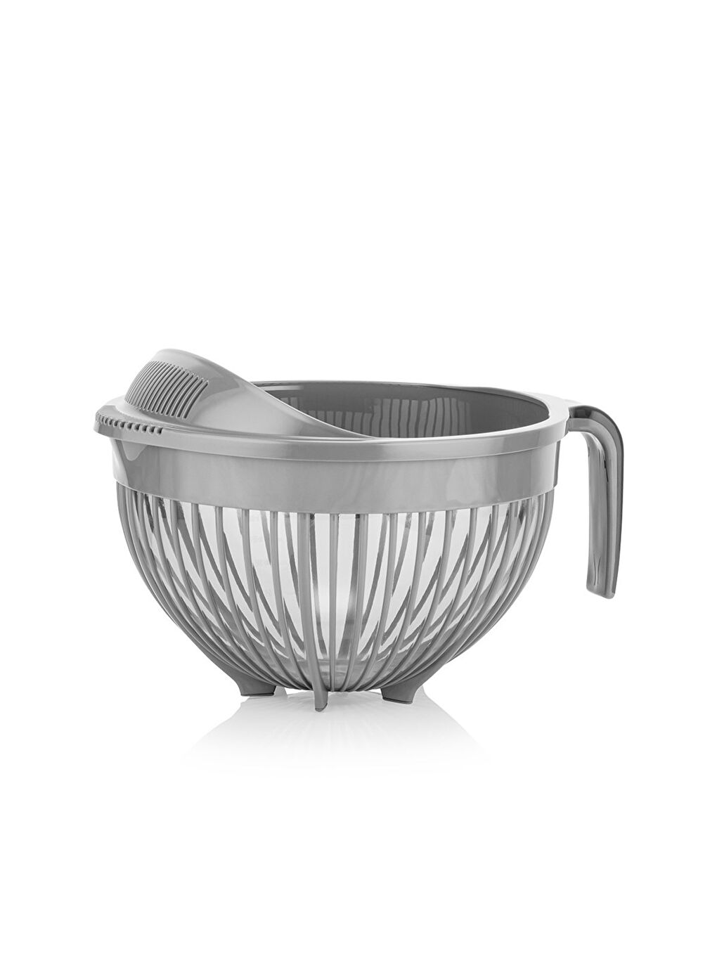 Karışık Qlüx İdeas Qmix Pirinç Süzgeci Gri 3000ml 22cm
