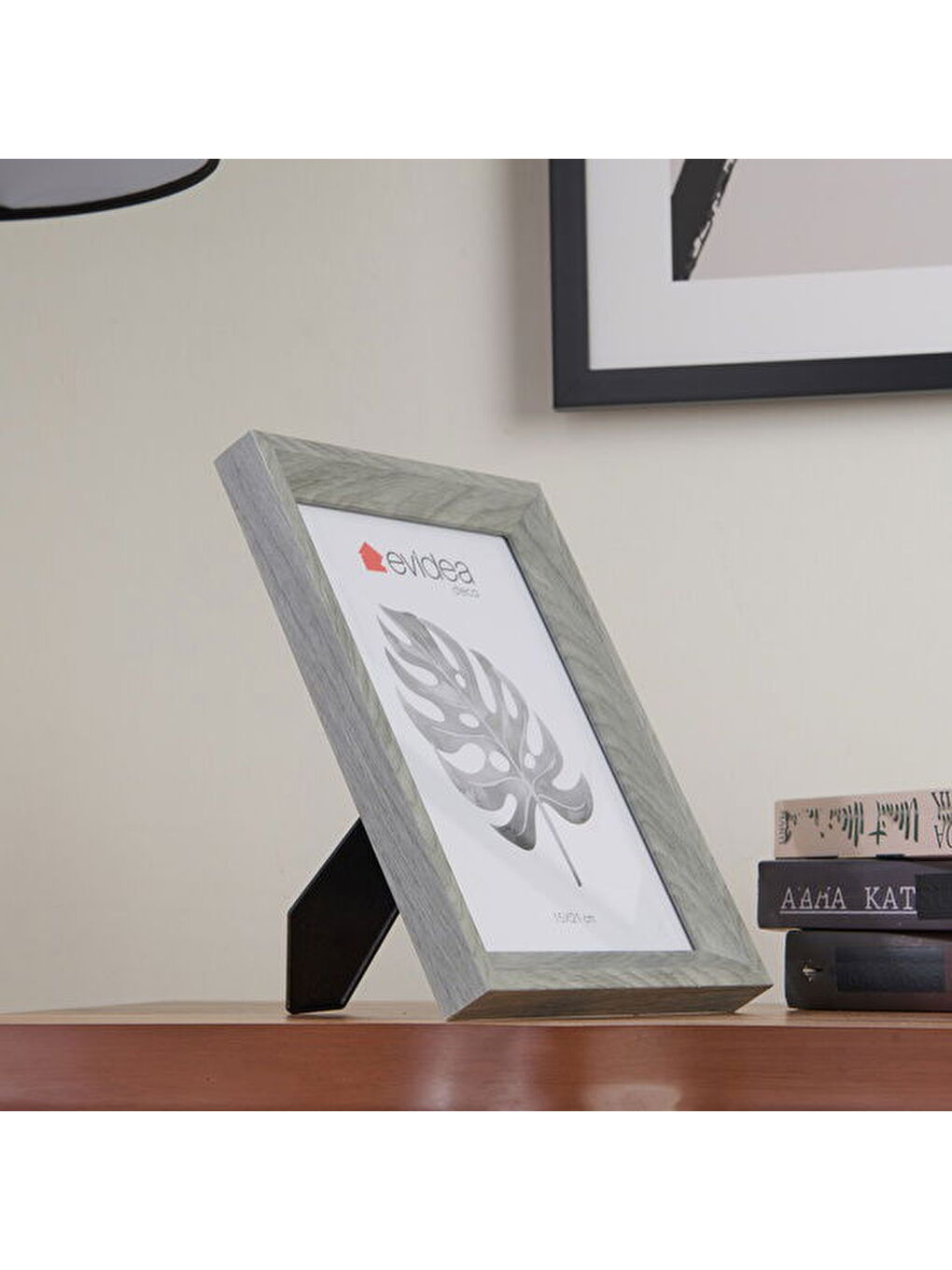 Deco Daisy Çerçeve - Gri - 15x21 cm-1