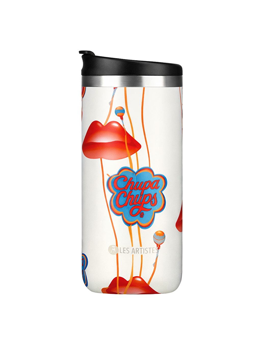 Karışık Isı Yalıtımlı Çelik Termos Mug 500ml Chupa Kiss