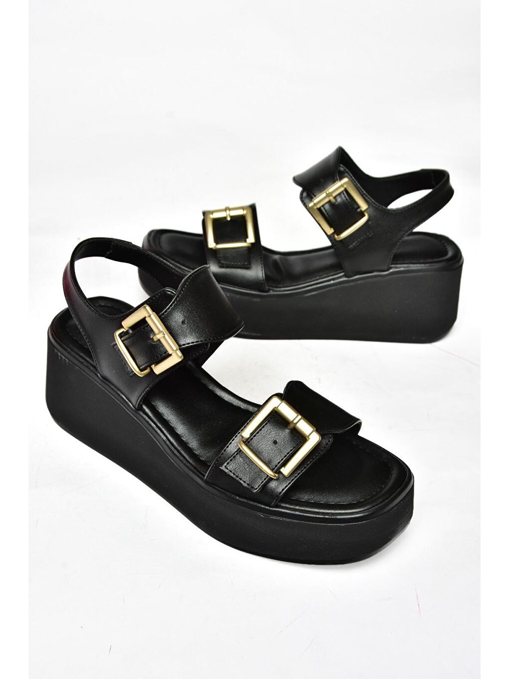 S5905504 Siyah Kadın Sandalet-6