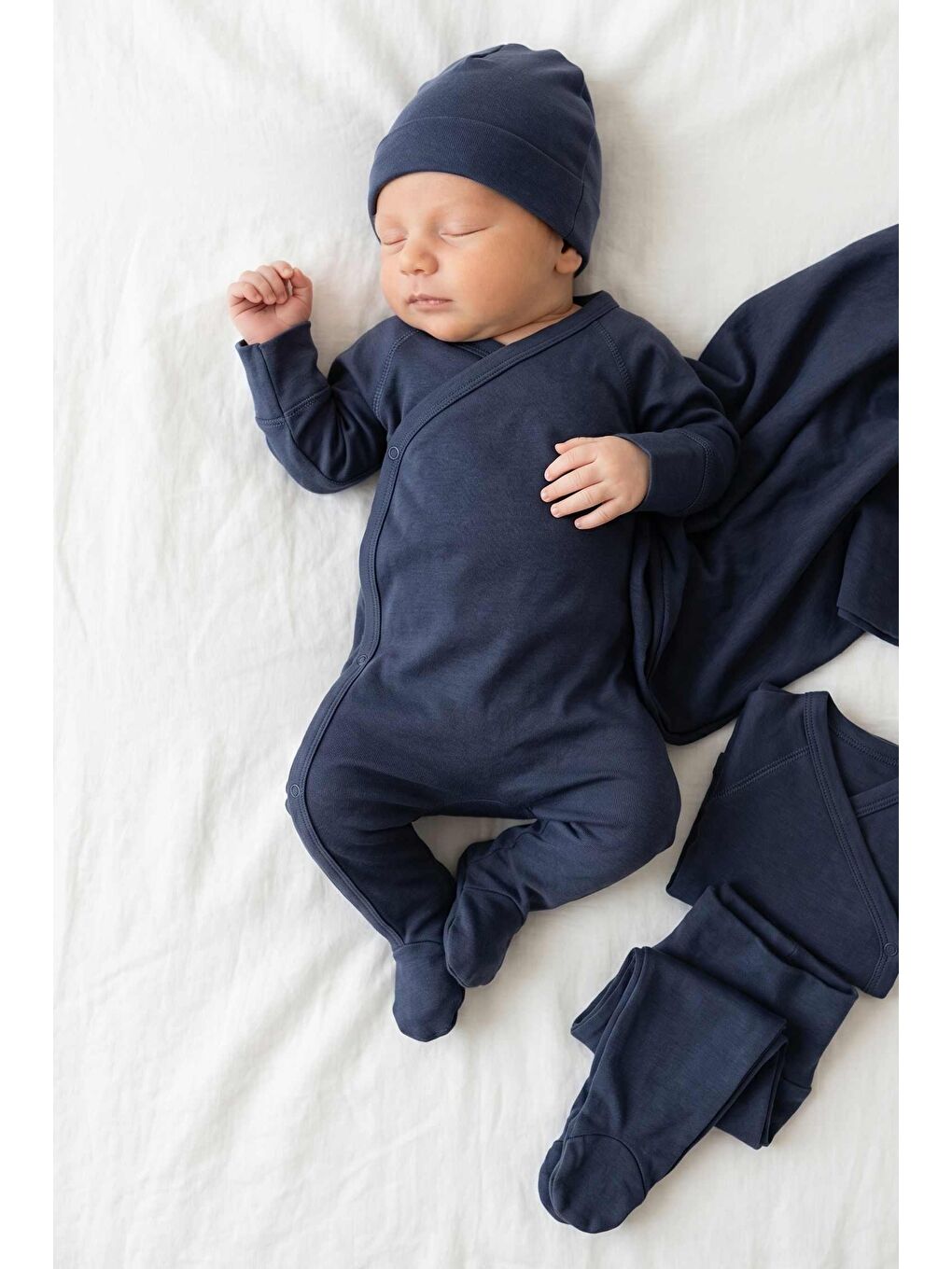 Lacivert Modal Organik Theme Hastane Çıkışı-2