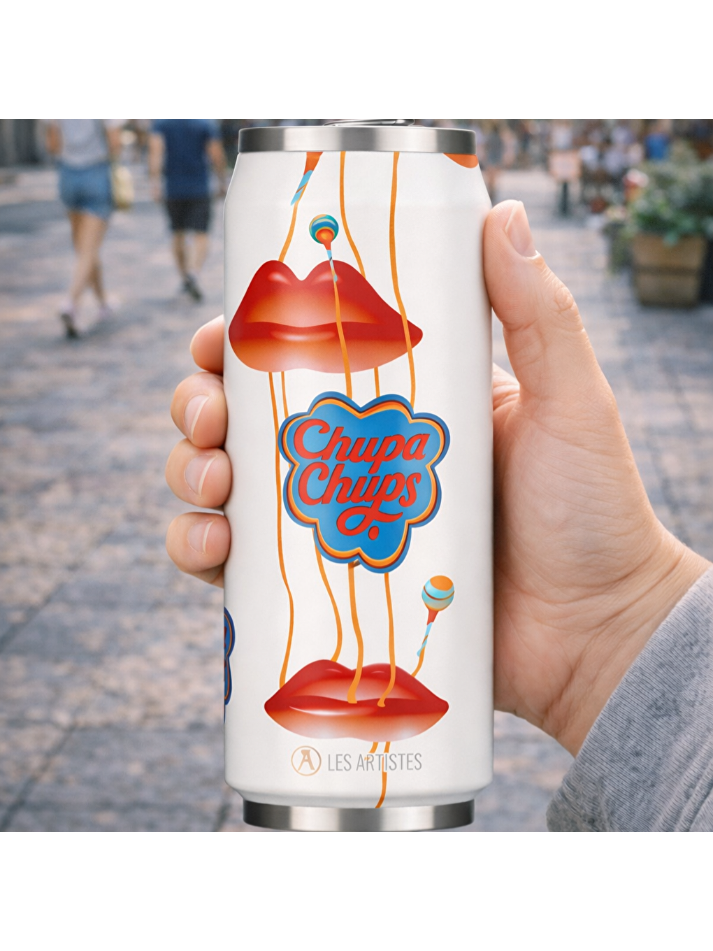 Karışık Isı Yalıtımlı Kutu Çelik Termos 500ml Chupa Kiss-3