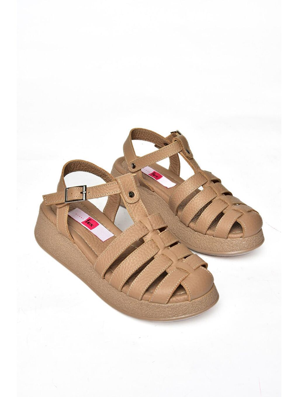 Bej P5550505 Vizon Kadın Sandalet-2