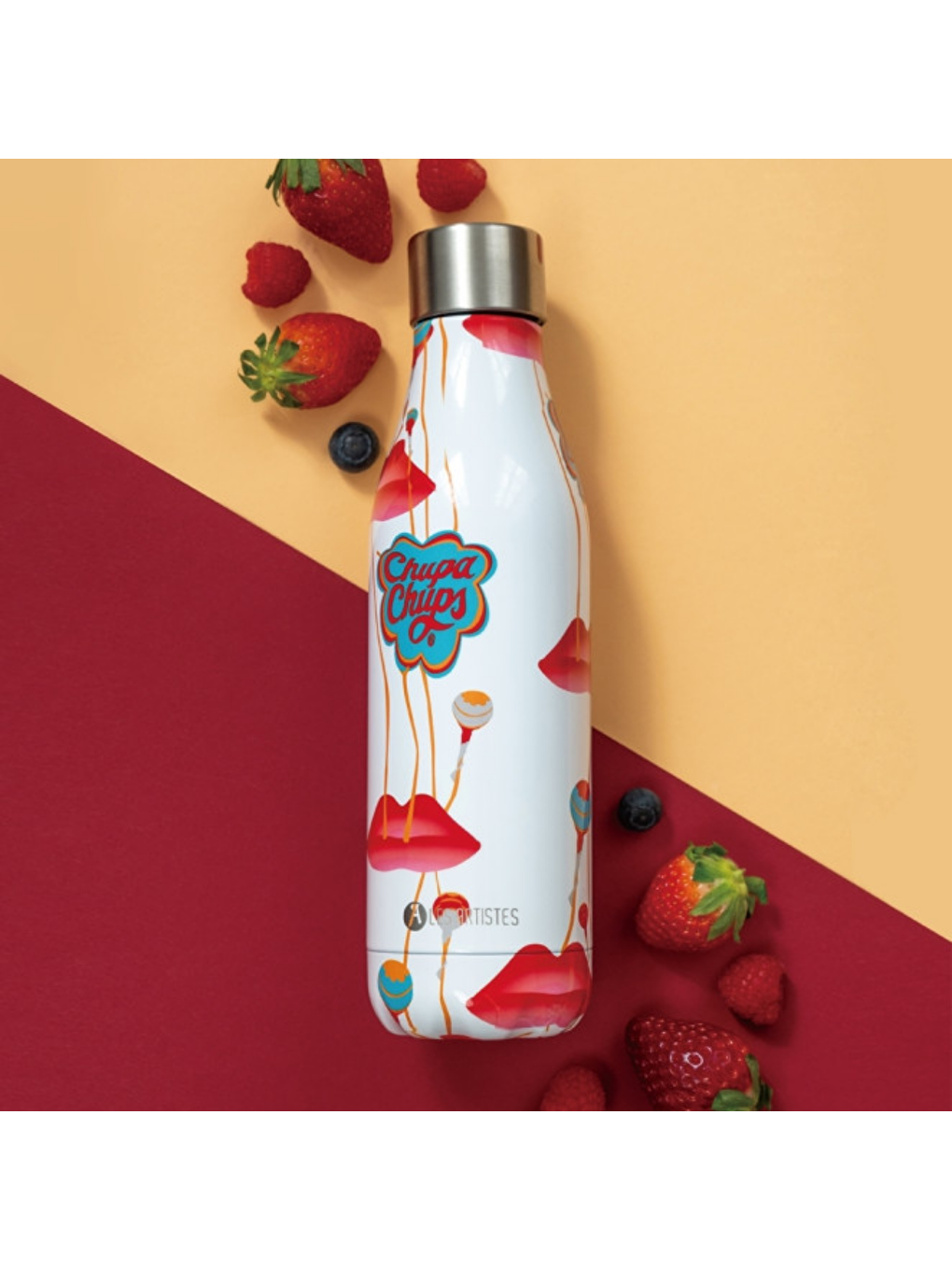 Karışık Isı Yalıtımlı Çelik Termos 500ml Chupa Kiss-2