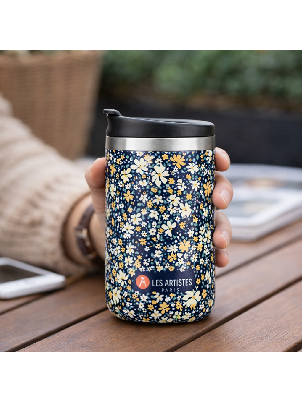 Karışık Isı Yalıtımlı Çelik Termos Mug 350ml Picking-2