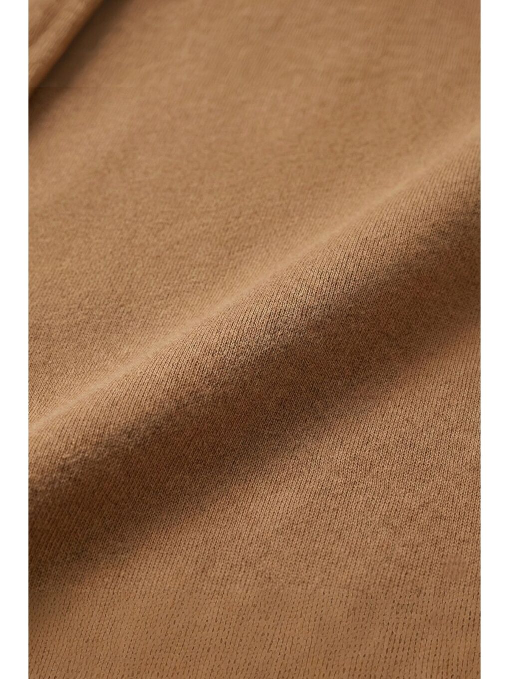 Kahverengi %100 Pamuk Kapüşonlu Fermuarlı Basic Erkek Hırka-3