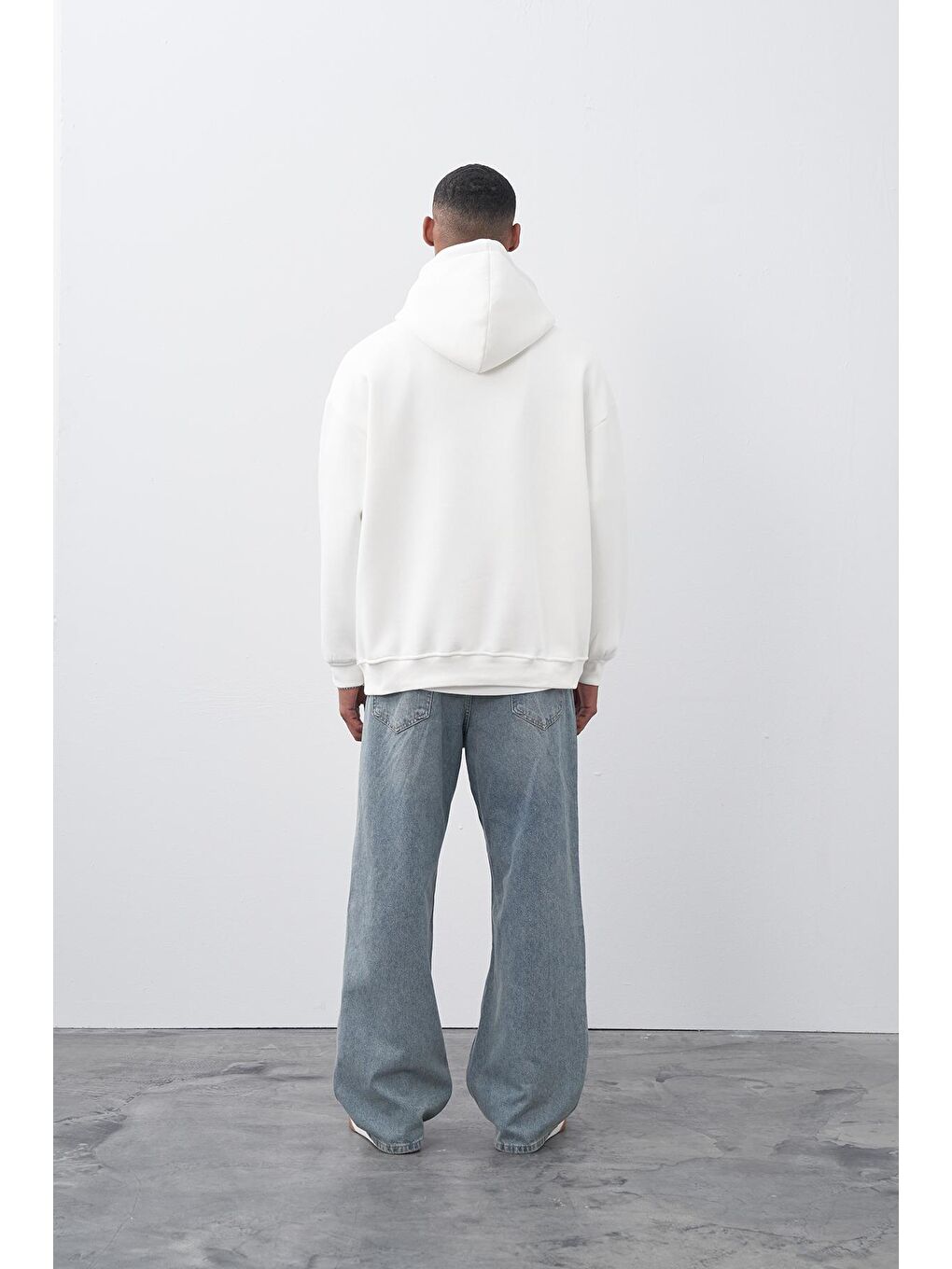 Açık Mavi Baggy Fit Jeans-3