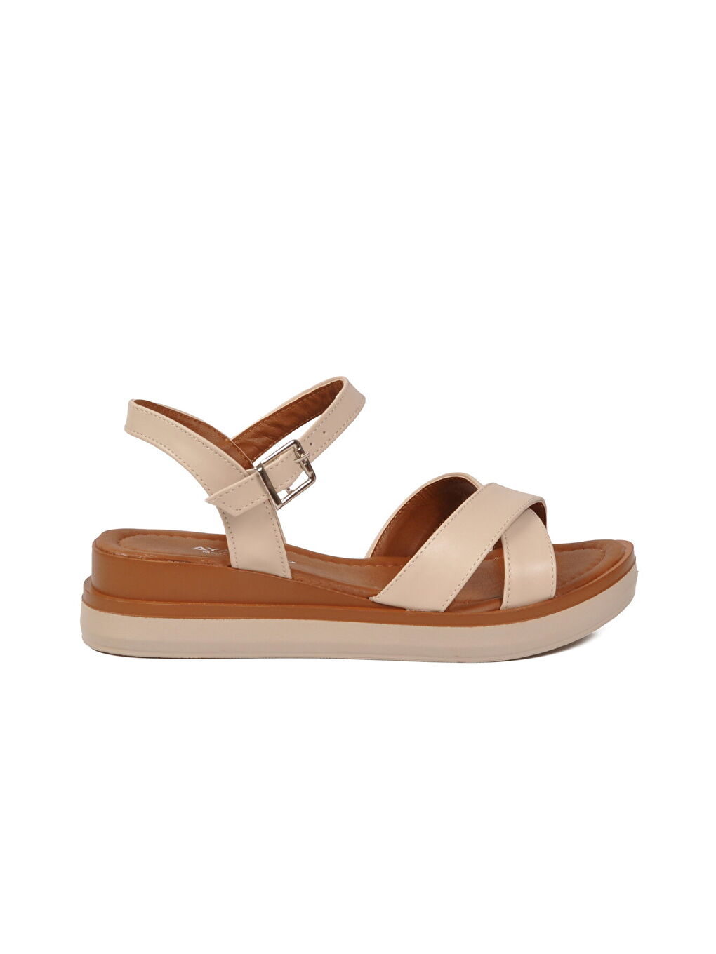 Bej Hafif Yumuşak Tabanlı Kadın Sandalet 335332 Z-1