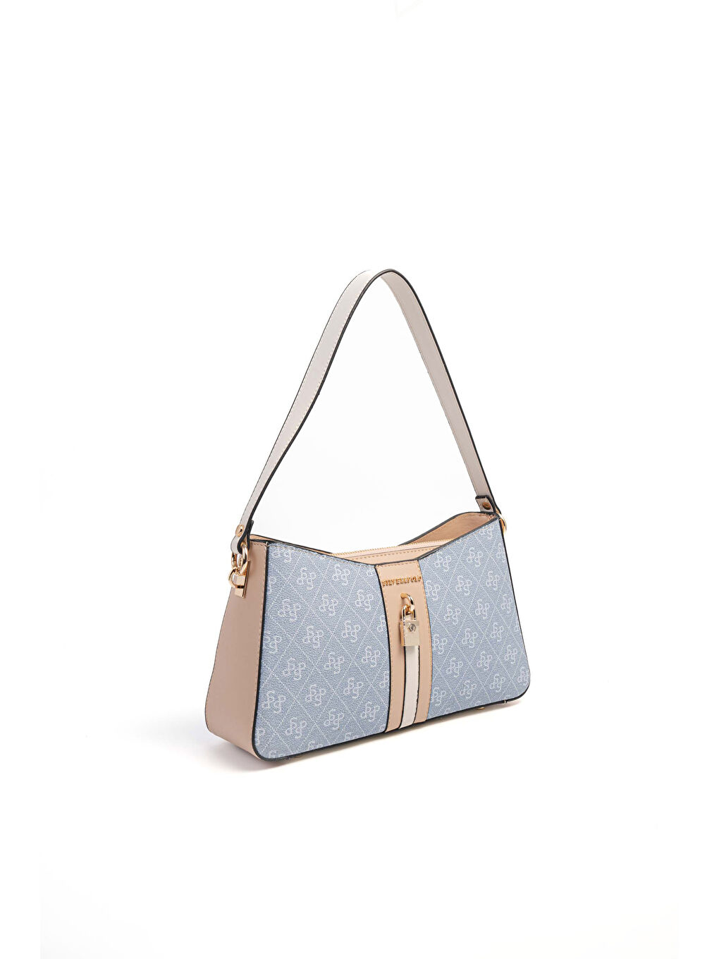 Mavi Kadın Çapraz Çanta 1102-46719 SILVER POLO ÇAPRAZ BAYAN ÇANTASI M178 MAVİ-MAT TEN-KEMİK-1