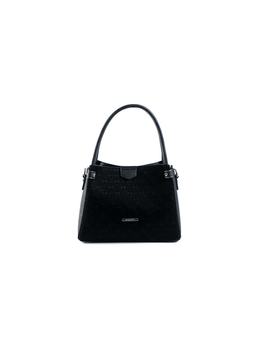 Siyah Kadın Omuz Çantası 1254-48086 SILVER POLO BAYAN ÇANTASI M158 SİYAH-NOVA SİYAH