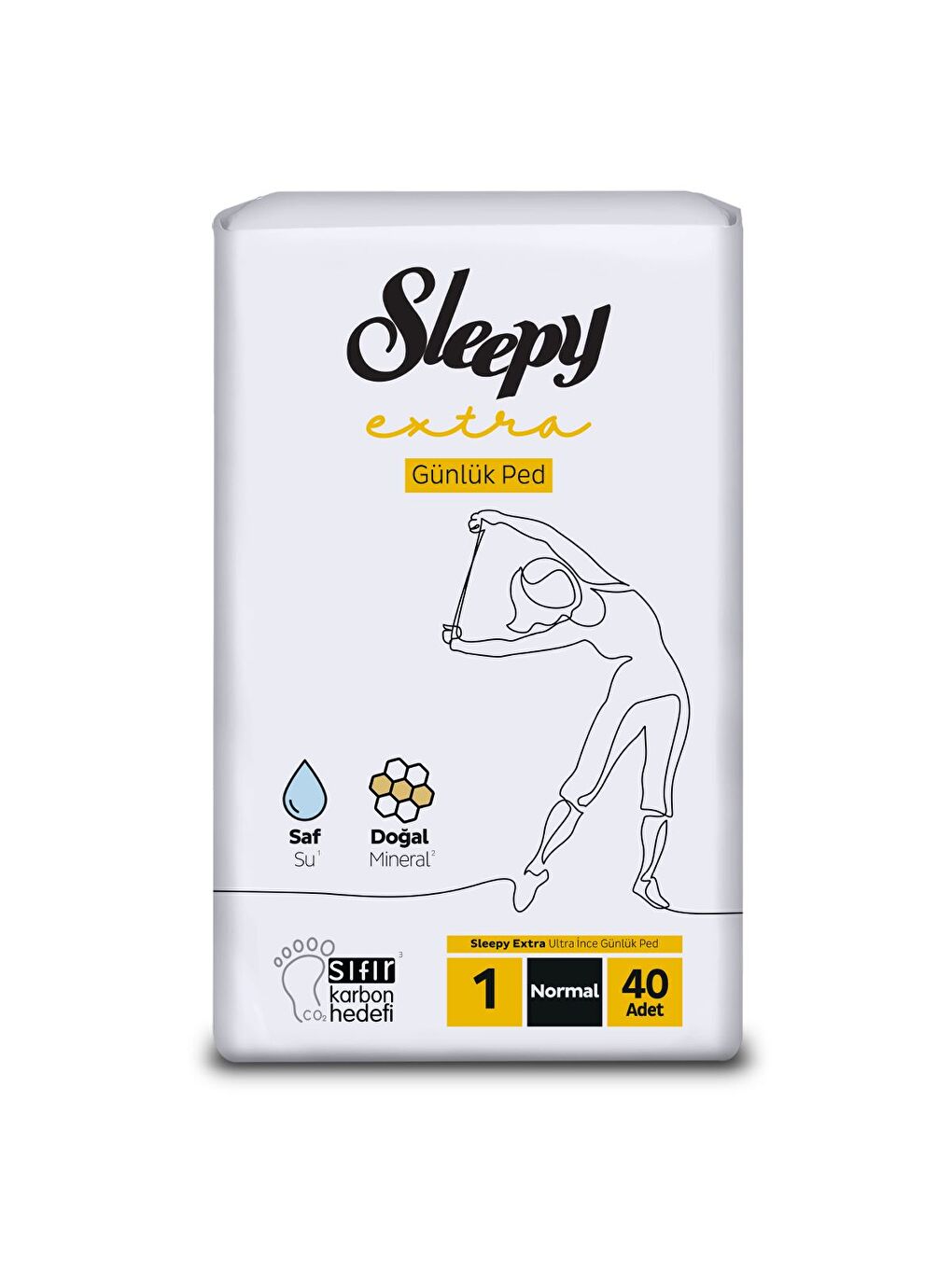 Extra Ultra İnce Günlük Ped Normal 40 Adet Ped-1