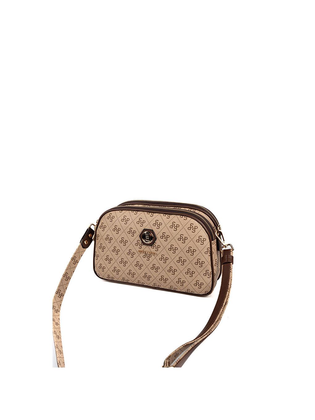 Bej Kadın Çapraz Çanta 745-48446 SILVER POLO ÇAPRAZ BAYAN ÇANTASI M178 KOYU BEJ-MAT KAHVE-5