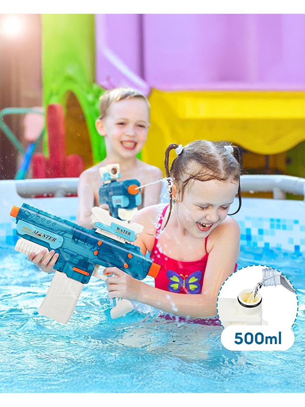 Pilli Dürbünlü Su Tabancası-1