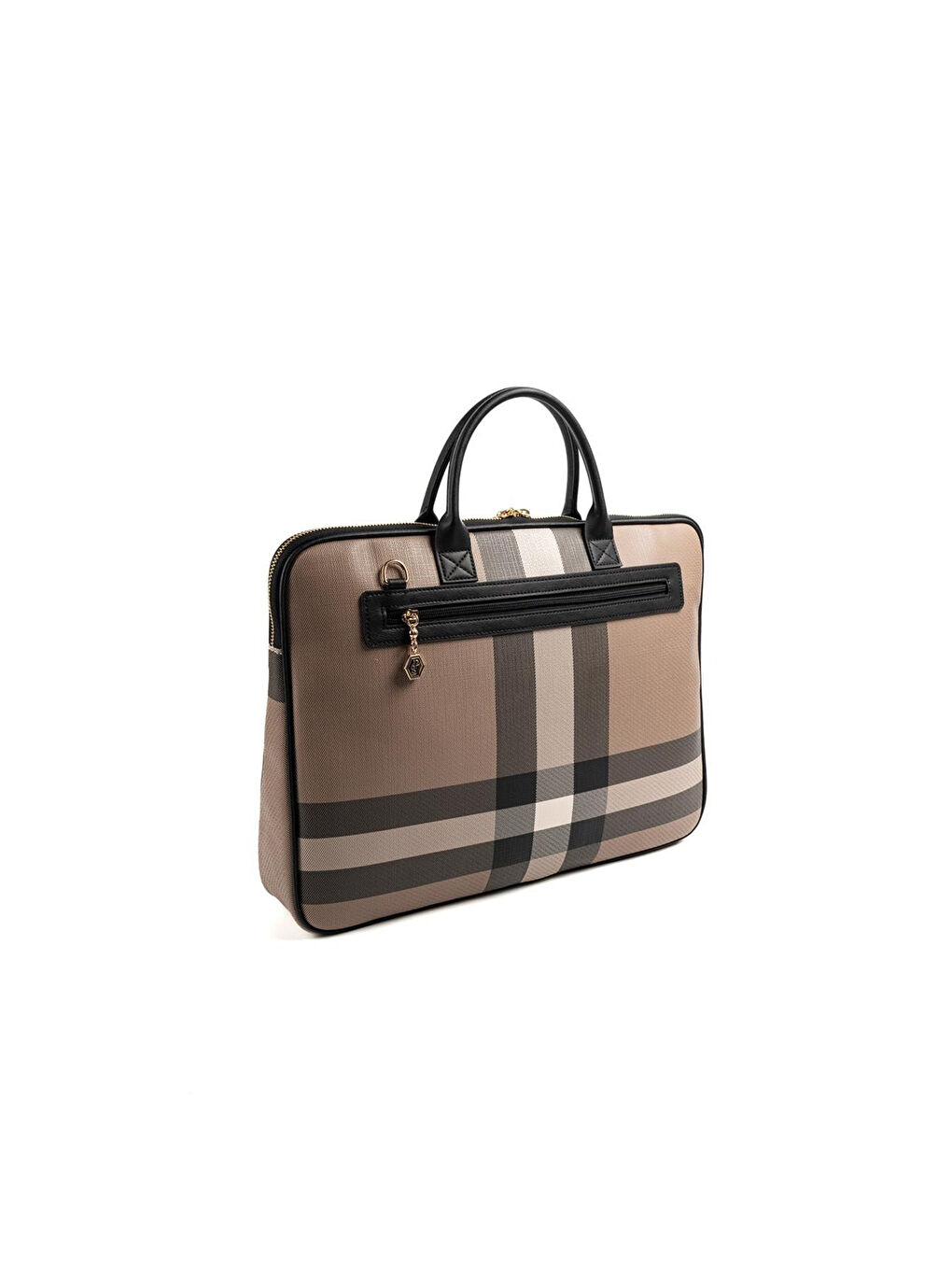 Kahverengi Kadın Laptop Çantası SP1175-M80 SILVER POLO Laptop & Evrak Çantası Kahve-Siyah-3