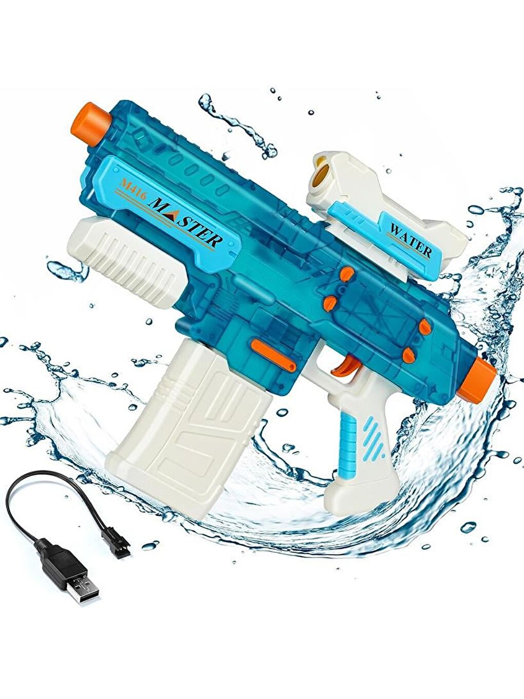 Pilli Dürbünlü Su Tabancası-3