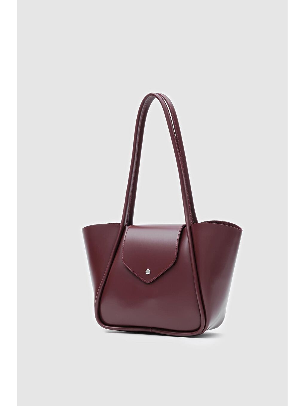 Petre Makyaj Çantalı Omuz Çantası Bordo-1