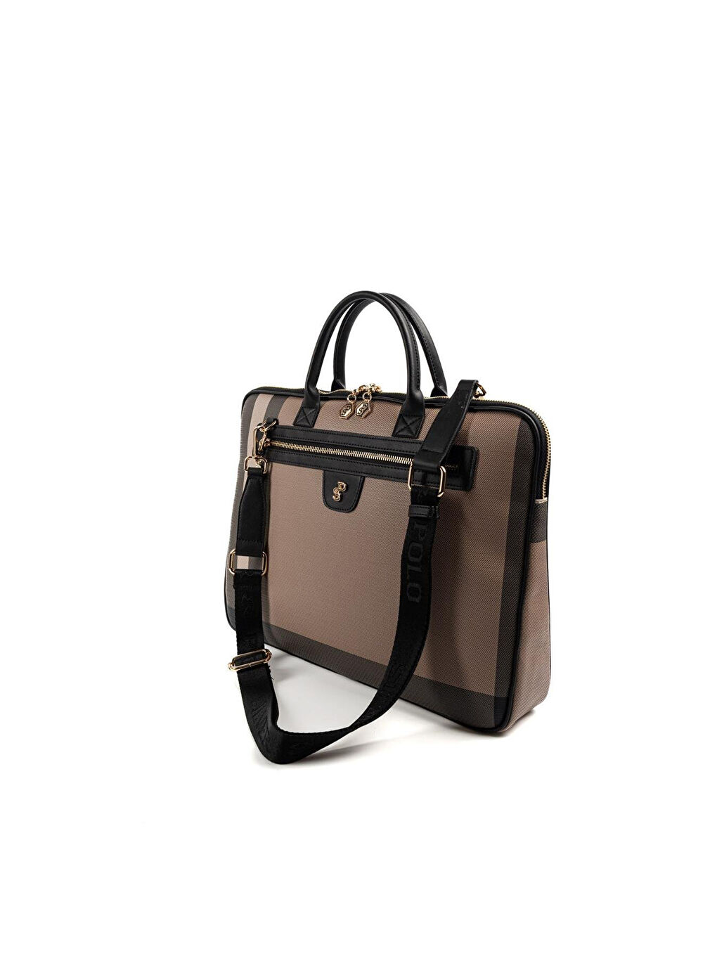 Kahverengi Kadın Laptop Çantası SP1175-M80 SILVER POLO Laptop & Evrak Çantası Kahve-Siyah-5