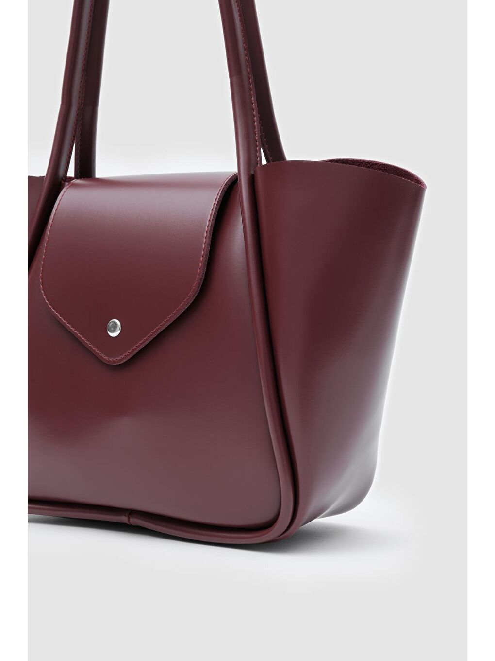 Petre Makyaj Çantalı Omuz Çantası Bordo-3