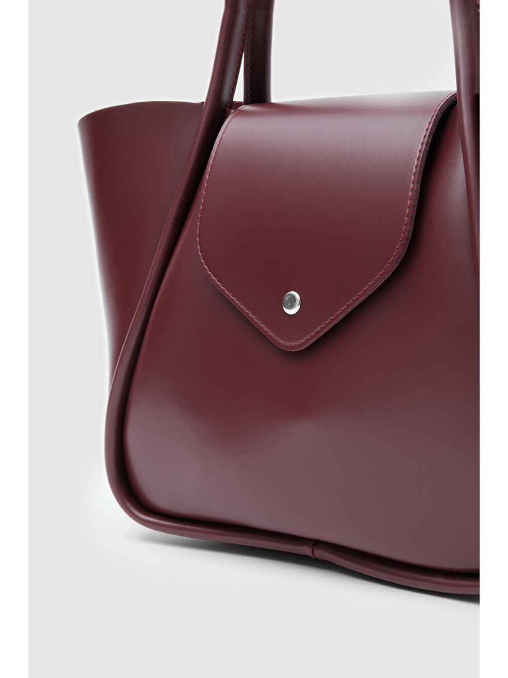 Petre Makyaj Çantalı Omuz Çantası Bordo-4