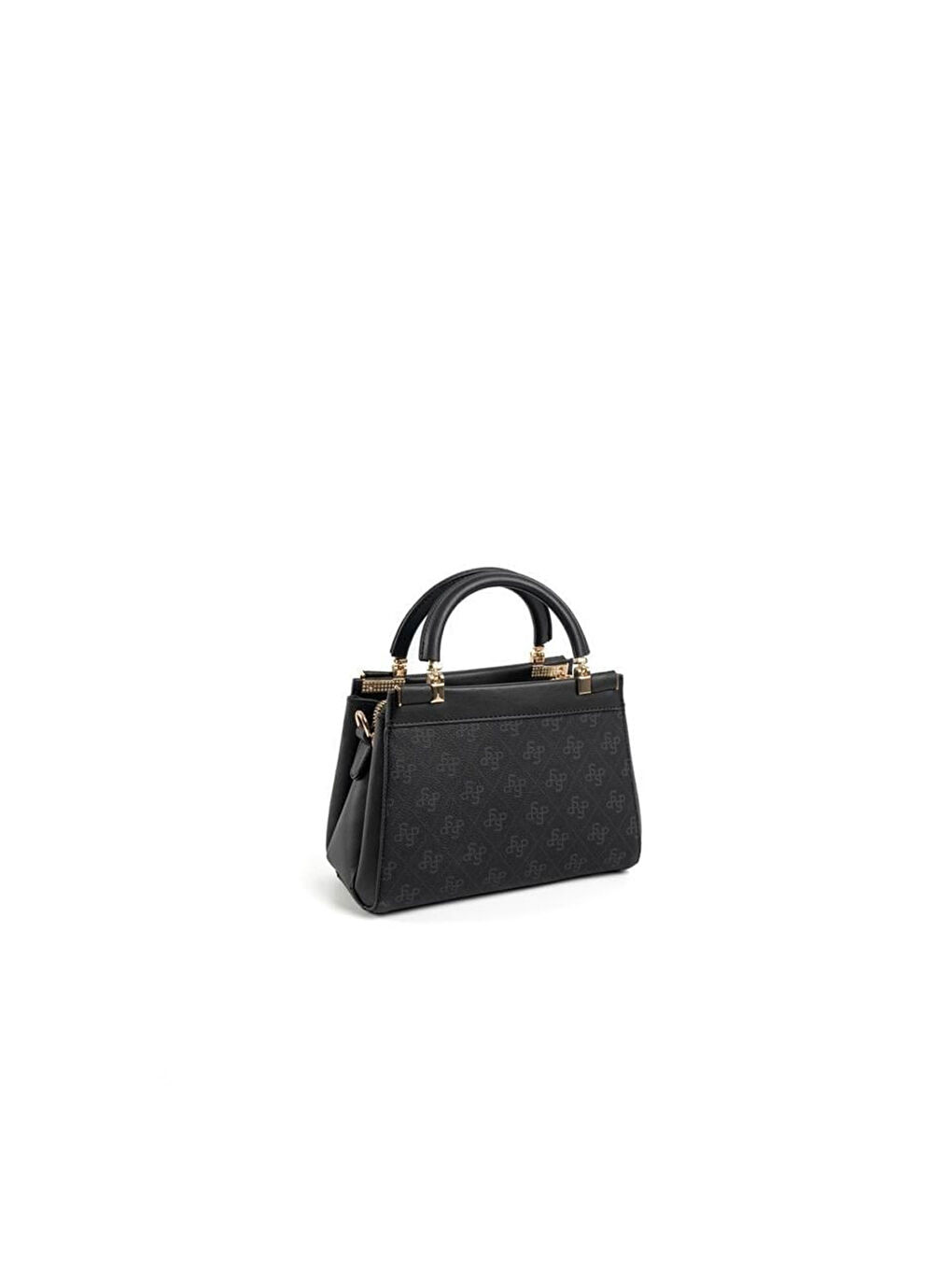 Siyah Kadın Omuz Çantası 1193-47142 SILVER POLO BAYAN ÇANTASI M178 SİYAH-MAT SİYAH-4