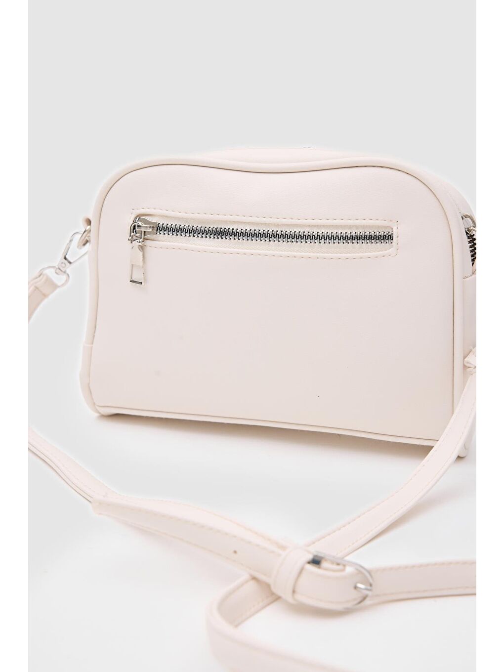 Ekru Hana Basic Çapraz Çanta Krem-6