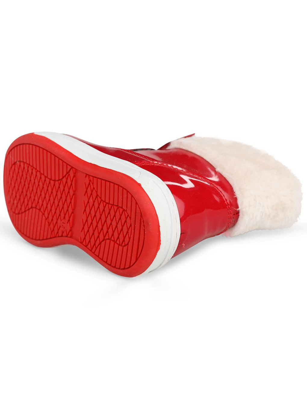 Boots Kedi Nakışlı Rugan 21- Bot Ve Çizme - Kırmızı-1