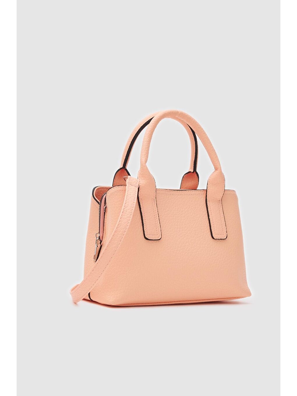 Turuncu Pontus Bölmeli Tote Çanta Yavruağzı-1