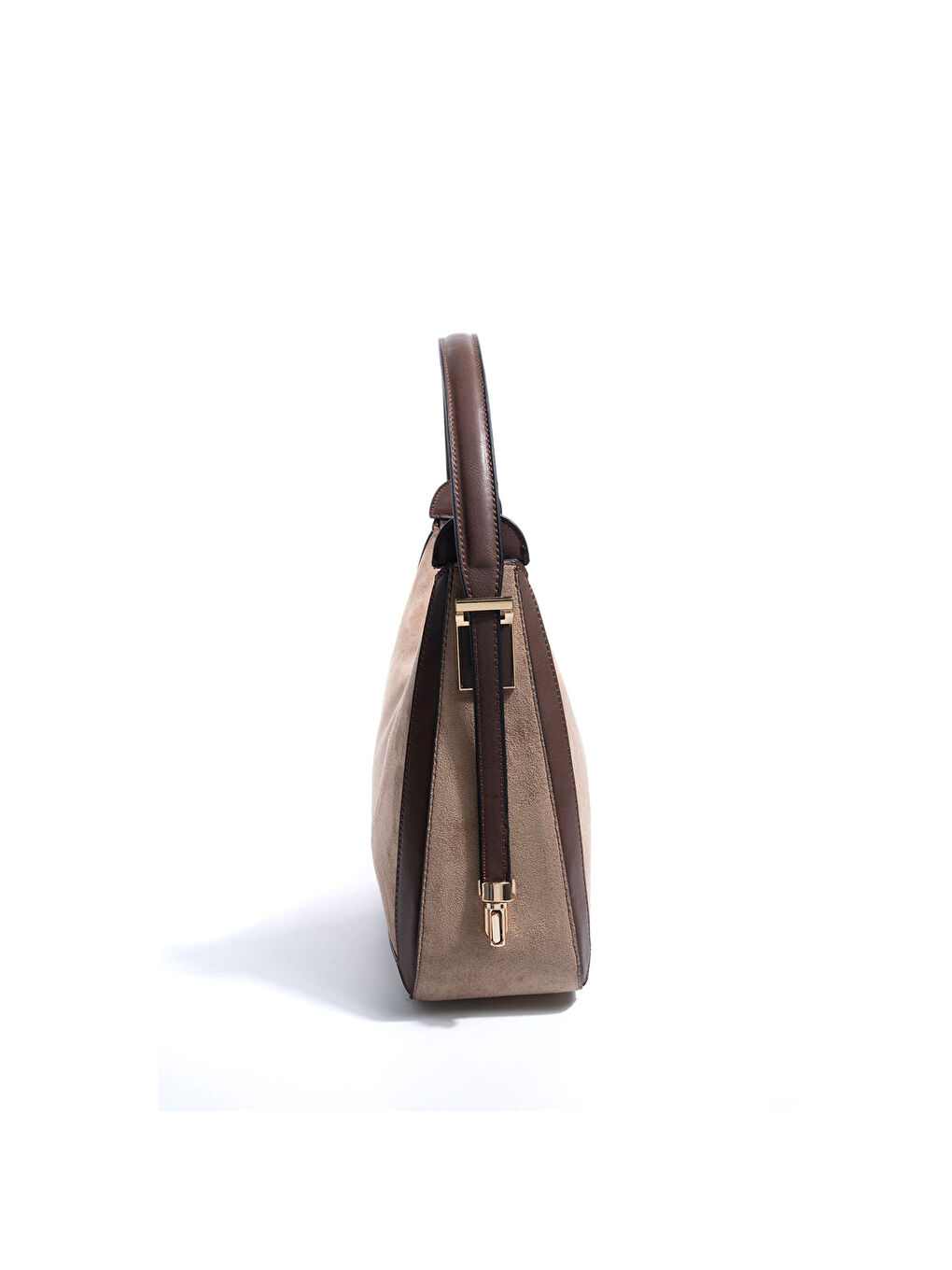 Bej Kadın SP1187-M12 SILVER POLO Omuz Çantası Vizon-Kahve-2