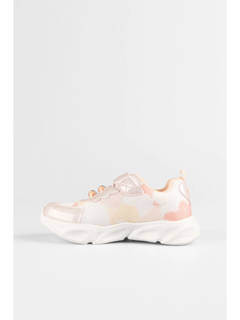 Pembe Gelato Işıklı Kız Bebek Pudra Spor Ayakkabı-1