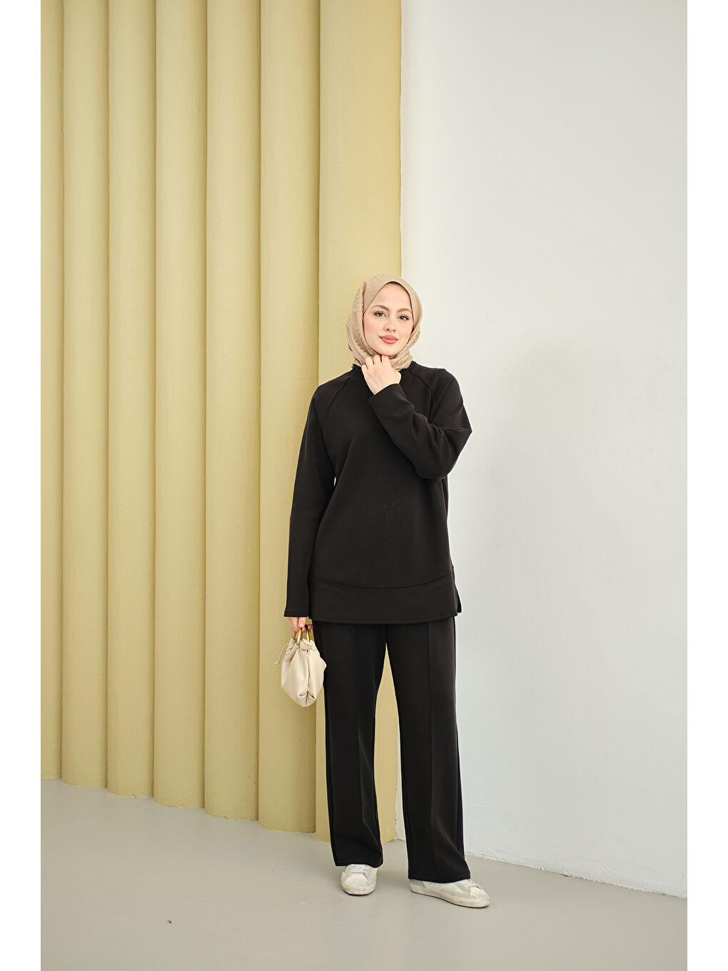 Kadın Pantolonlu Takım Siyah