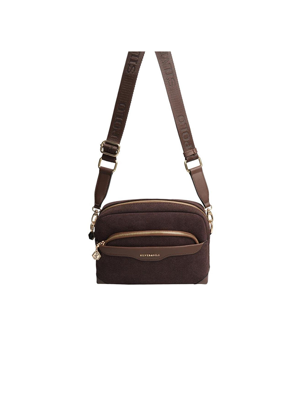 Kahverengi Kadın SP1201-M12 SILVER POLO Çapraz Çanta Kahve