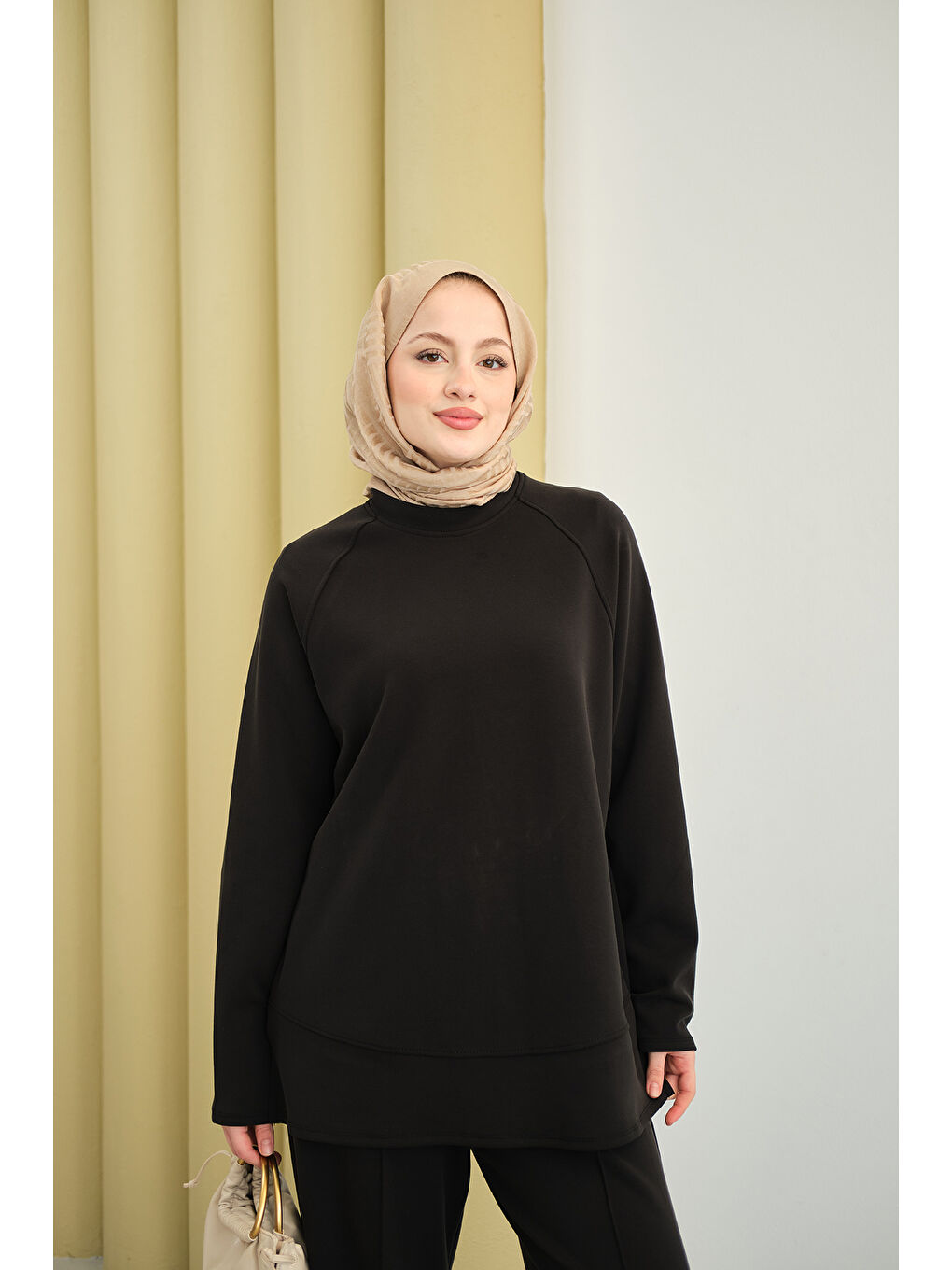 Kadın Pantolonlu Takım Siyah-1