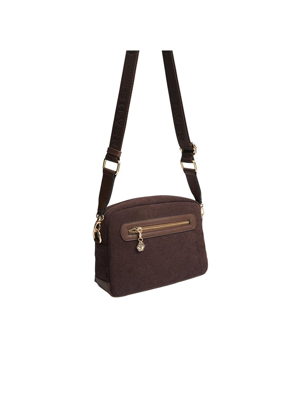 Kahverengi Kadın SP1201-M12 SILVER POLO Çapraz Çanta Kahve-3