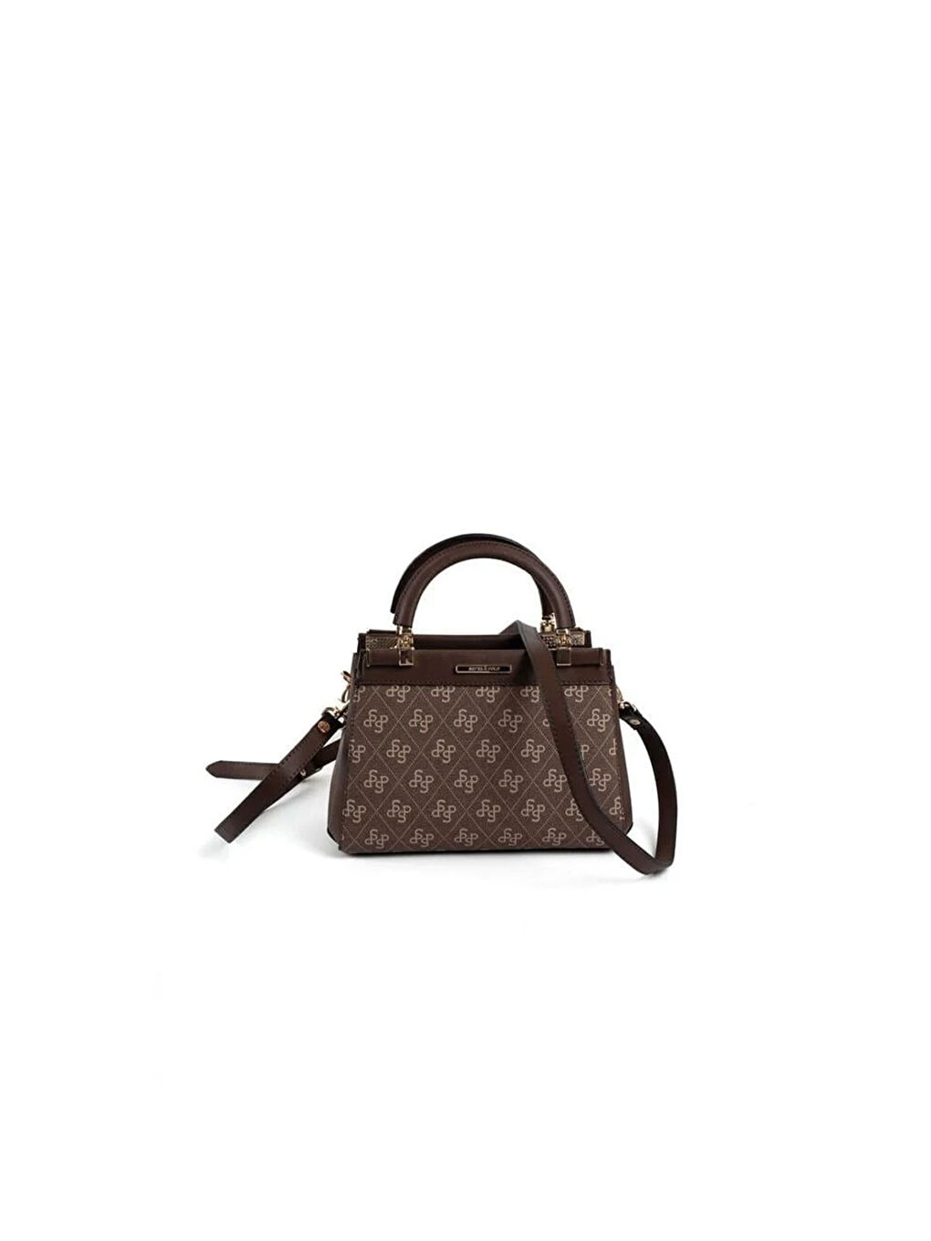 Kahverengi Kadın Omuz Çantası 1193-47686 SILVER POLO BAYAN ÇANTASI M178 KAHVE-MAT KAHVE-4