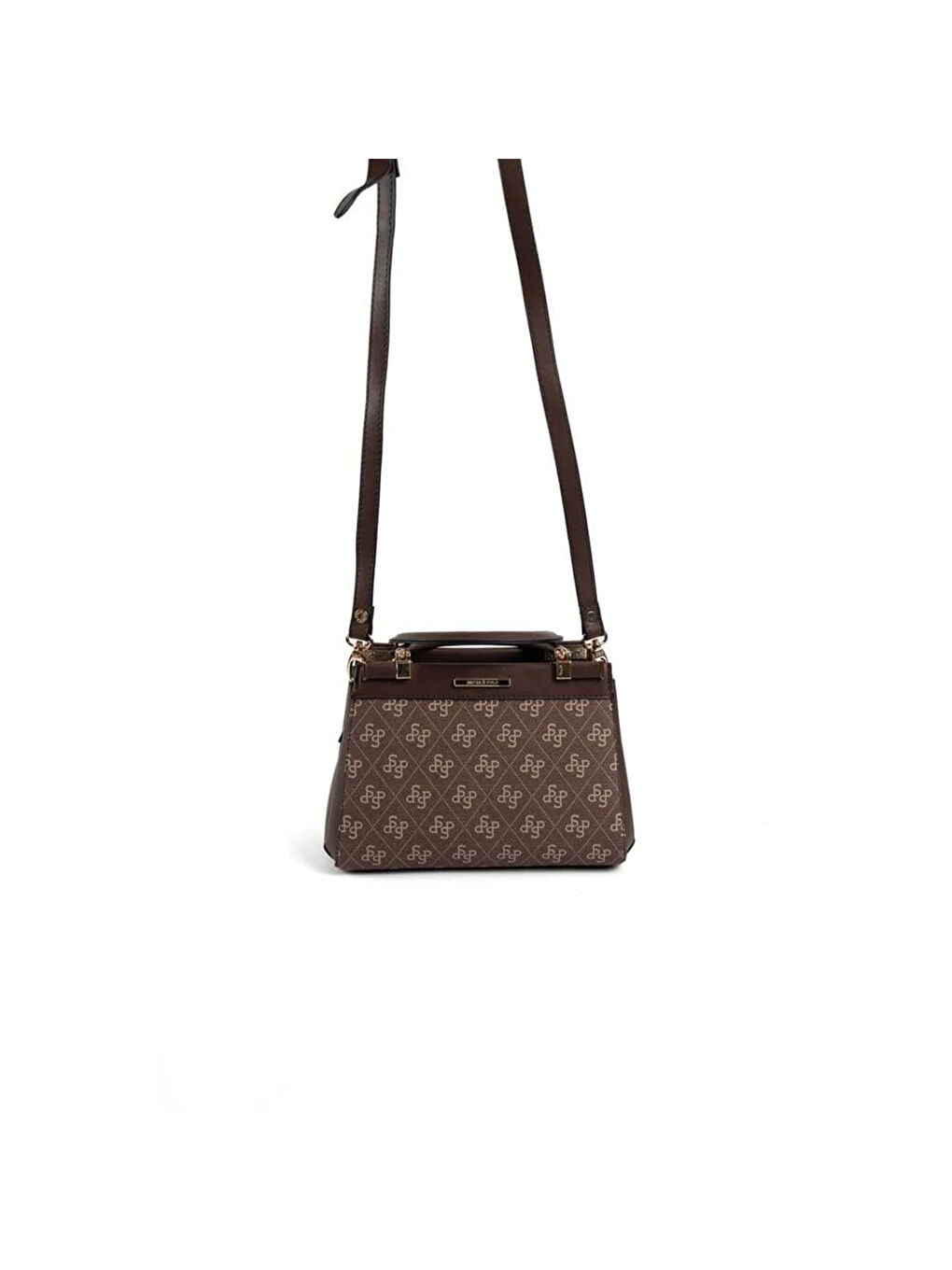 Kahverengi Kadın Omuz Çantası 1193-47686 SILVER POLO BAYAN ÇANTASI M178 KAHVE-MAT KAHVE-5