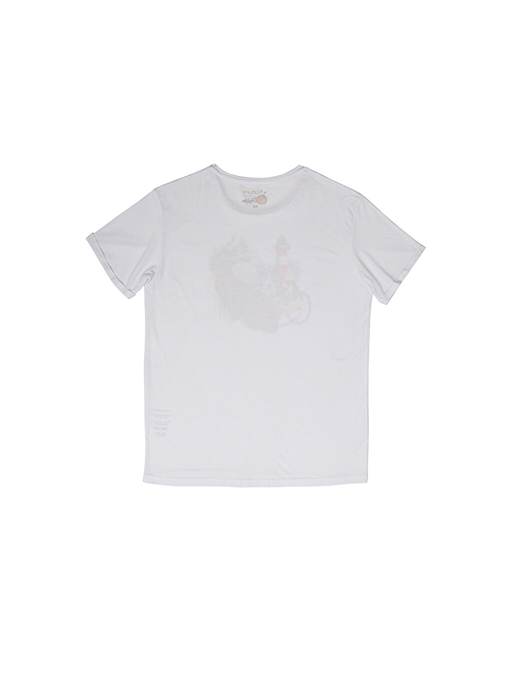 Beyaz Nature Gezgin Erkek T-shirt-2