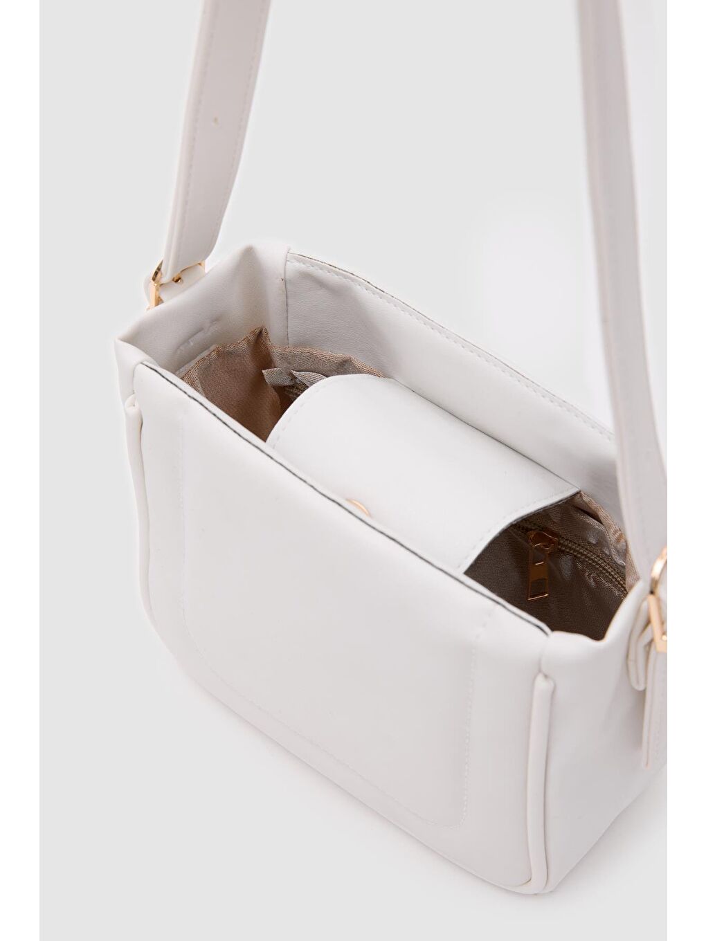 Vein Çapraz Çanta Beyaz-3