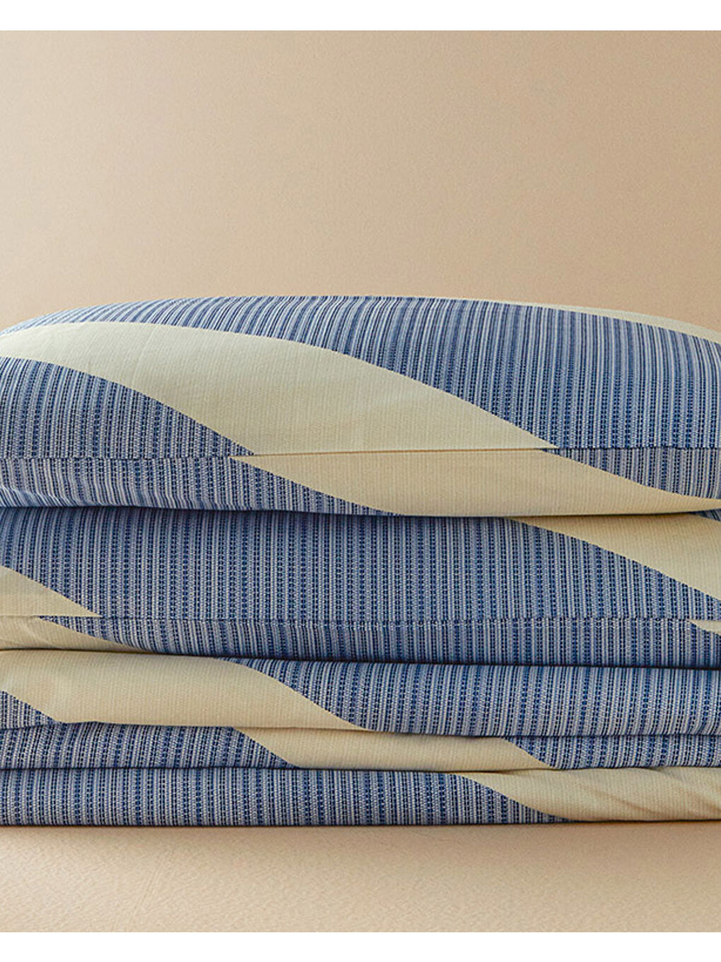 GeoModern Kolay Ütülenir Çift Kişilik Nevresim Takımı Lacivert-6