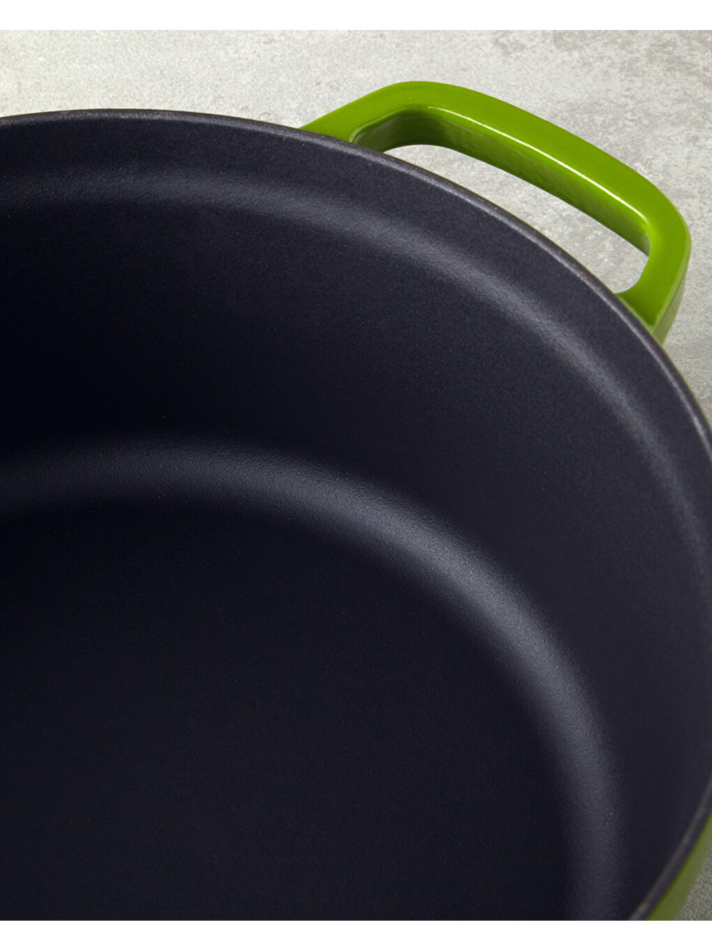 Demir Döküm Tencere 24 cm Yeşil-3
