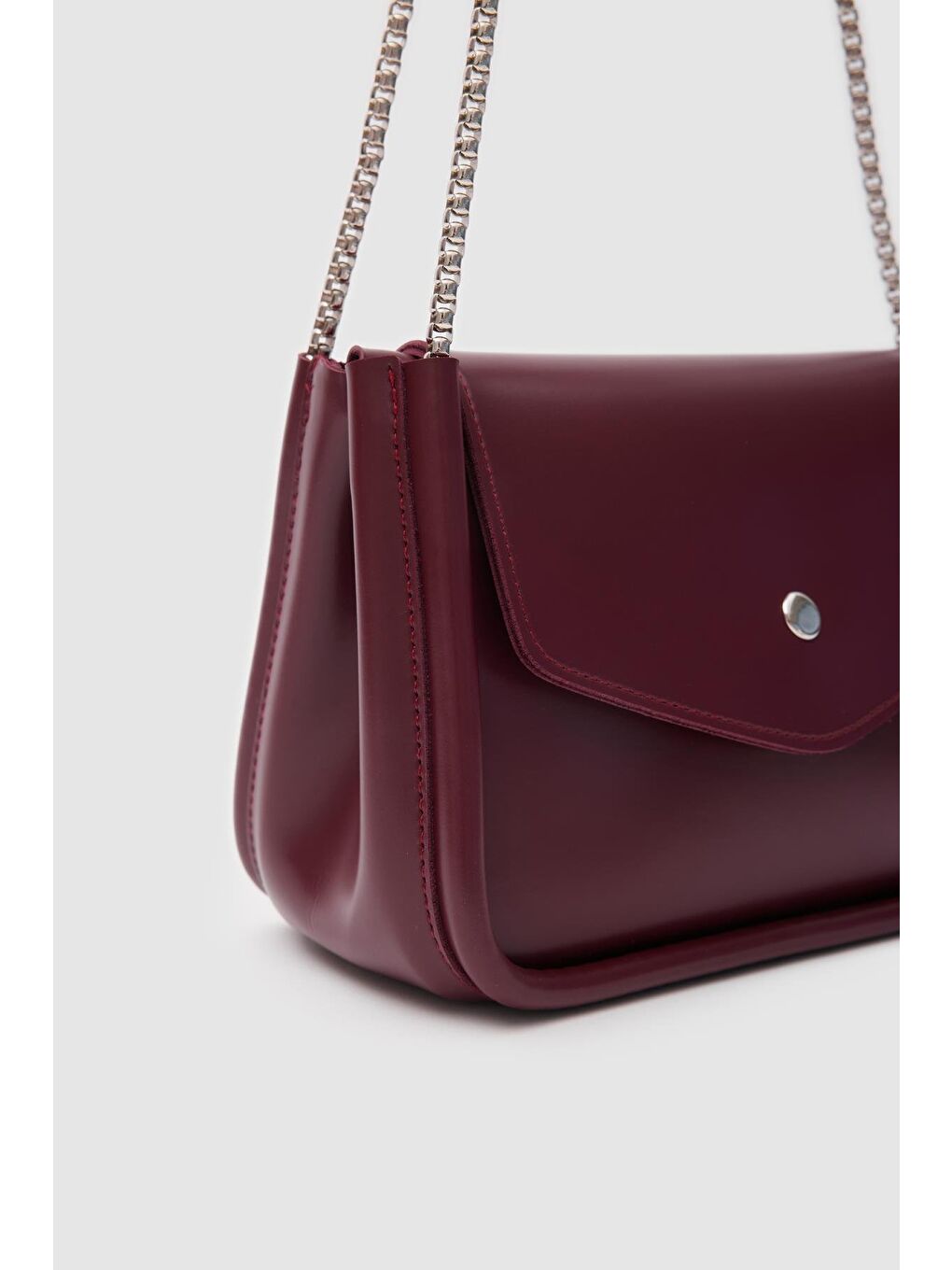 Soshe El Ve Çapraz Çanta Bordo-4