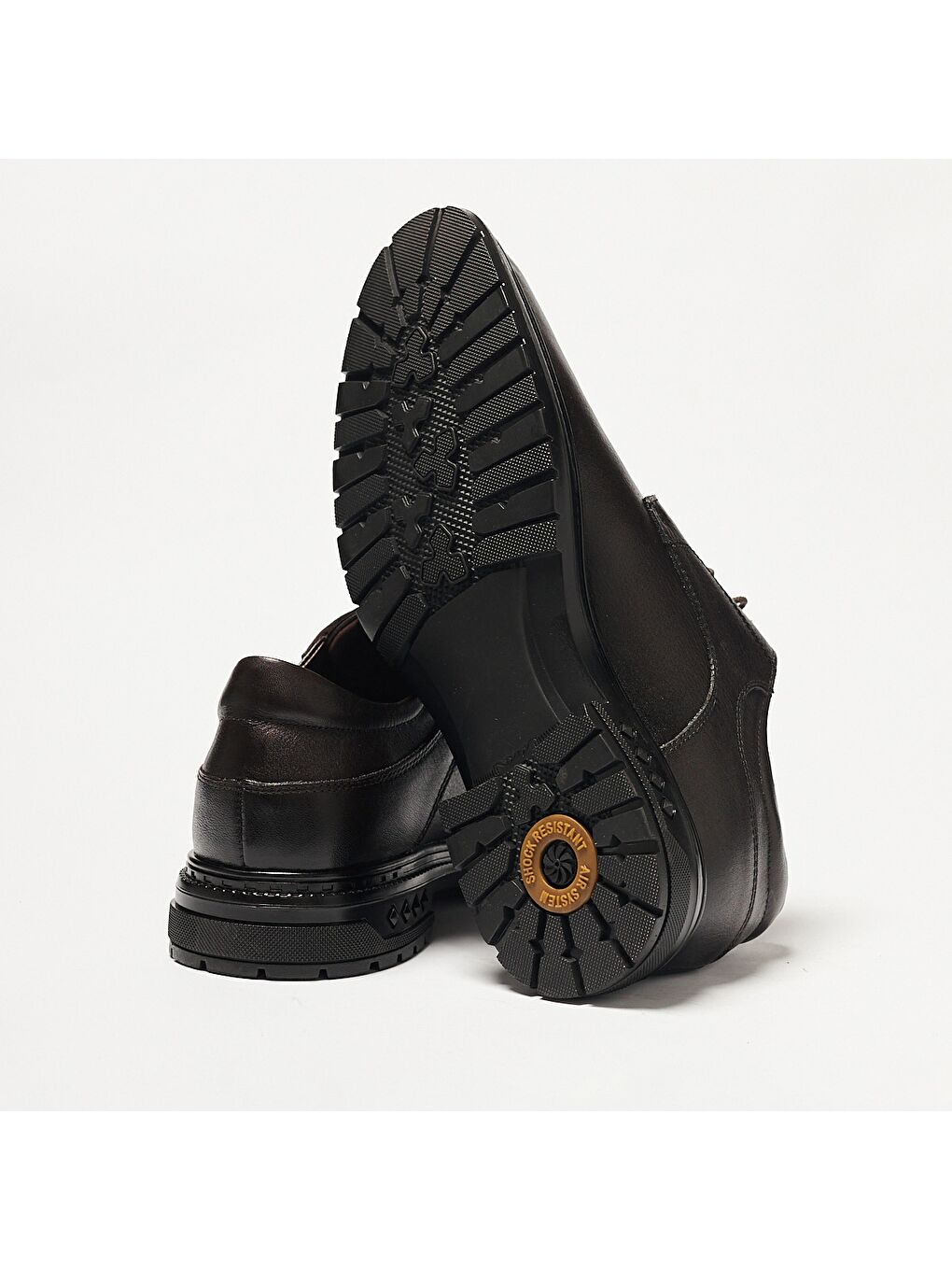 Kahverengi Erkek Oxford ( Klasik) OG-354 Kahve Deri-4