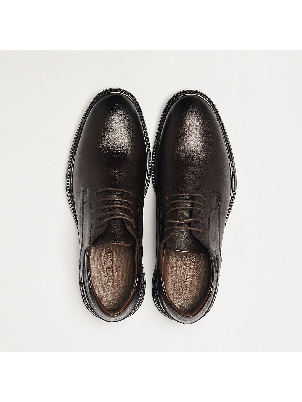 Kahverengi Erkek Oxford ( Klasik) OG-354 Kahve Deri-6