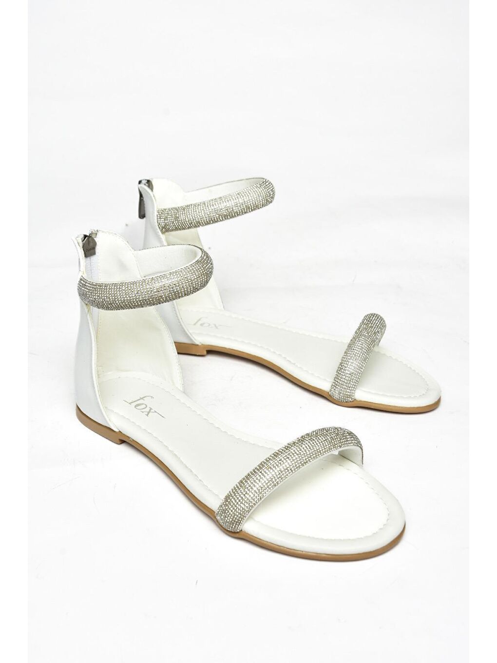 S2720090 Beyaz Kadın Sandalet-2