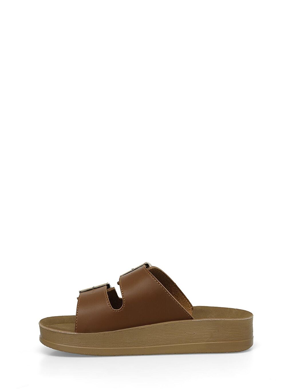 Kahverengi 405254.Z4FX Taba Kadın Terlik-2