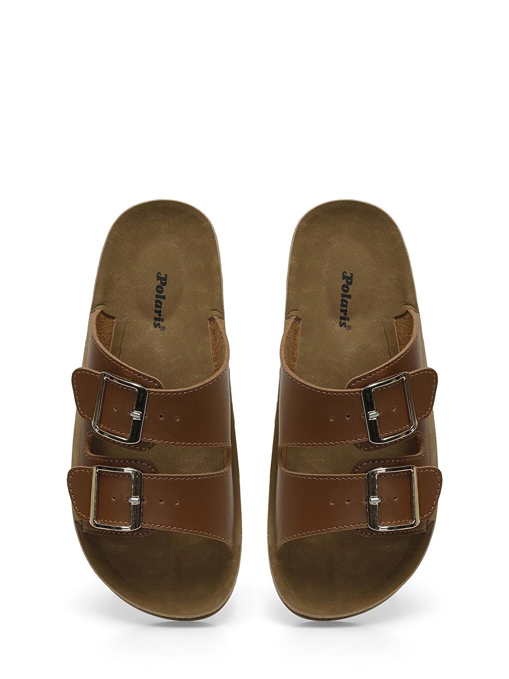 Kahverengi 405254.Z4FX Taba Kadın Terlik-3